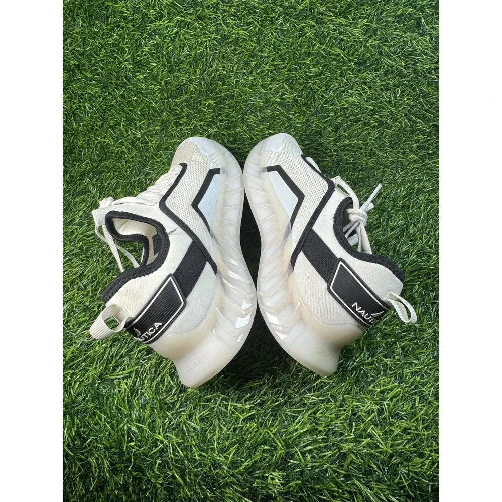 Nautica Liard Men's Athletic Sneakers Size 10 Pre-Owned In‎ Good Condition White